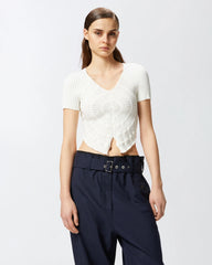 Κοντομάνικο μπλουζάκι πλεχτό Pinko - 104625 A2E6 Z09