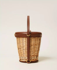 Τσάντα Bucket Ψάθινη - Twinset