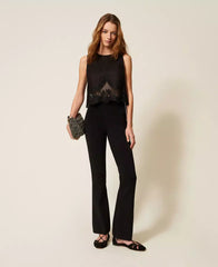 Αμάνικη μπλούζα με δαντέλα - Twinset