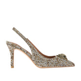 Sling Back Belgravia μπεζ με στρας - Kurt Geiger