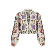 Πουκάμισο Rococo Long - Farm RIO