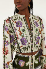 Πουκάμισο Rococo Long - Farm RIO