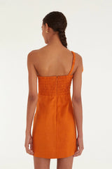 Φόρεμα Orange Flower - Farm RIO