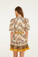 Κοντομάνικο φόρεμα Hilo Stripes - Farm RIO