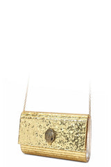 Τσαντάκι clutch χρυσό Party Eagle - Kurt Geiger