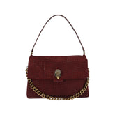 Τσάντα ώμου Celia XL σε μπορντό suede - Kurt Geiger | 6056554019-54