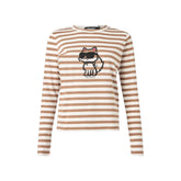 Μακρυμάνικη μπλούζα Ikon Stripe - Karl Lagerfeld