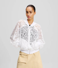Μπουφάν Bomber Orchid Embroidery Karl Lagerfeld - A2W14009-100
