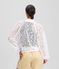 Μπουφάν Bomber Orchid Embroidery Karl Lagerfeld - A2W14009-100