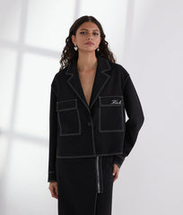 Σακάκι Contrast Stitching Karl Lagerfeld - A3W14041-999