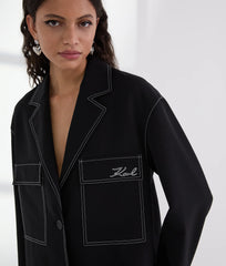 Σακάκι Contrast Stitching Karl Lagerfeld - A3W14041-999
