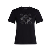 Κοντομάνικο μπλουζάκι Ikon Rhinestone Karl Lagerfeld - A4W17098-999