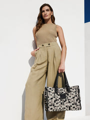 Τσάντα shopper Alos μπεζ - Ames