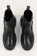 Μποτάκια Trekka Max σε μαύρο - Karl Lagerfeld | KL43565-000