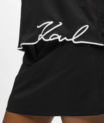 Κοντομάνικη μπλούζα Signature V - Karl Lagerfeld