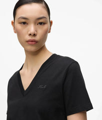 Κοντομάνικο μπλουζάκι Signature - Karl Lagerfeld