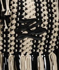 Τσάντα ώμου με κρόσια - Karl Lagerfeld