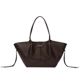 Τσάντα shopper K/Pierced σε καφέ σκούρο - Karl Lagerfeld | B3W30347-451
