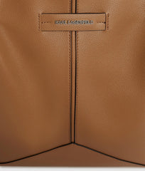 Τσάντα tote K/Pierced σε καφέ - Karl Lagerfeld