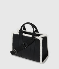 Τσάντα Tote RSG shearling σε μαύρο - Karl Lagerfeld