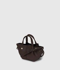 Τσάντα Tote Mini K/Pierced σε καφέ σκούρο - Karl Lagerfeld