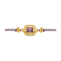 Βραχιόλι Amethyst Shiny Art Deco MYA-BAY - BR-363