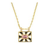 Κολιέ Black and White El Paso MYA-BAY - CO-380