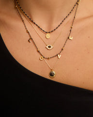 Κολιέ Black Flower MYA-BAY - CO-402