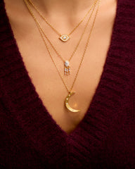 Κολιέ White Majestic Eye - MYA-BAY