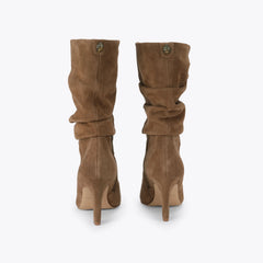 Μπότες Barb Slouch σε ταμπά - Kurt Geiger