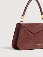 Τσάντα χειρός Tiggy Suede σε μπορντό - Coccinelle | E1VCL180201-R49
