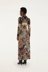 Φούστα Tapestry Flowers Maxi πολύχρωμη - FARM Rio