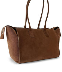 Τσάντα Tote Sloane Sm σε καφέ suede - Kurt Geiger