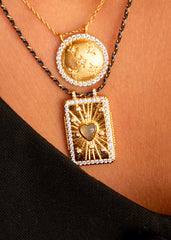 Κολιέ Labradorite Heart Boheme MYA-BAY - CO-249