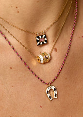 Κολιέ Black and White El Paso MYA-BAY - CO-380