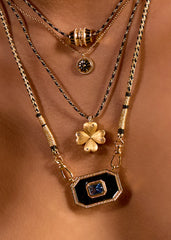 Κολιέ Black Shiny Yucatan MYA-BAY - CO-394