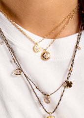 Κολιέ Gold Flower MYA-BAY - CO-404