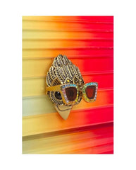 Τσαντάκι clutch πολύχρωμο Party Eagle - Kurt Geiger