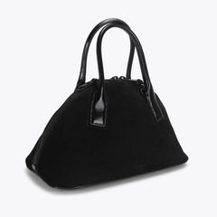 Τσάντα Sloane Bowling σε μαύρο suede - Kurt Geiger