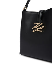Τσάντα ώμου Small Bucket K/Autograph σε μαύρο - Karl Lagerfeld