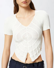 Κοντομάνικο μπλουζάκι πλεχτό Pinko - 104625 A2E6 Z09