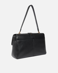 Τσάντα ώμου μαύρη Maxi Slouchy - Pinko