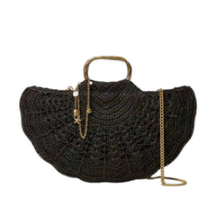 Τσάντα ώμου ψάθινη - Twinset