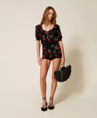 Τσάντα ώμου ψάθινη - Twinset