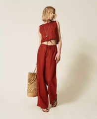 Λινό Παντελόνι - Twinset