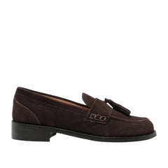 Loafers suede σε καφέ σκούρο - Twinset