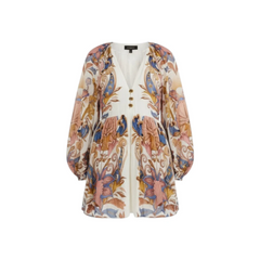 Μακρυμάνικο Φόρεμα Sea Garden - Farm RIO