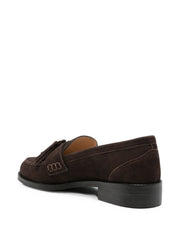 Loafers suede σε καφέ σκούρο - Twinset