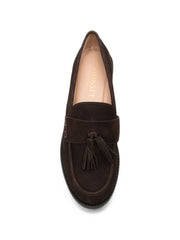 Loafers suede σε καφέ σκούρο - Twinset