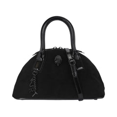 Τσάντα Sloane Bowling σε μαύρο suede - Kurt Geiger